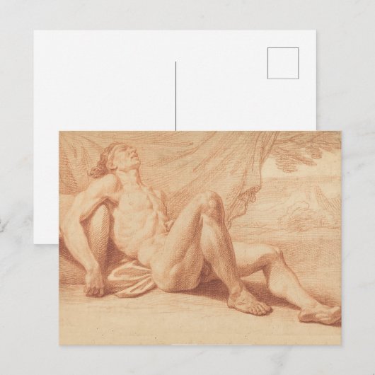 Resting Olympian Briefkaart (Voorkant / Achterkant)