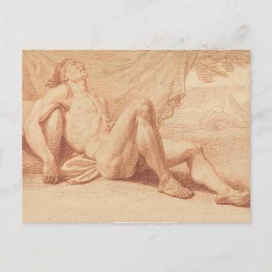 Resting Olympian Briefkaart (Voorkant)