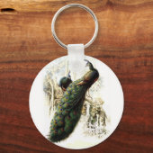 Resting Peacocks Sleutelhanger (Voorkant)