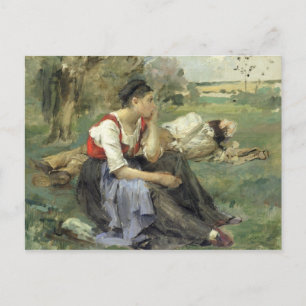Resting Peasants, 1877 Briefkaart