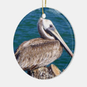 Resting Pelican Ornament (Links)
