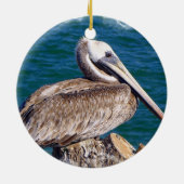 Resting Pelican Ornament (Achterkant)