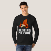 Resting Pit Face American Pit Bull T-shirt (Voorkant volledig)