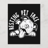 Resting Pit Face Funny Dog Pitbull Meme (Voorkant)