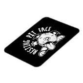 Resting Pit Face Funny Dog Pitbull Meme Cloding Magneet (Linkerzijde)