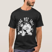 Resting Pit Face Funny Dog Pitbull Meme Cloding T-shirt (Voorkant)