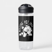 Resting Pit Face Funny Dog Pitbull Meme Cloding Waterfles (Voorkant)