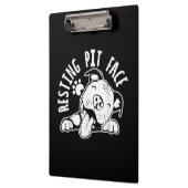 Resting Pit Face Funny Dog Pitbull Meme Klembord (Links)