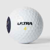 Resting Pit Face Pitbull Lovers Golfballen (Logo)