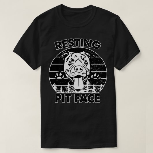 Resting Pit Face T-shirt (Design voorkant)