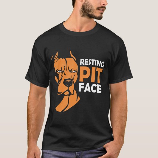 Resting Pit Pit Bull Pitbull - New T-shirt (Voorkant)
