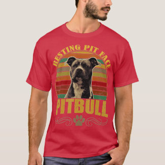 Resting Pit Pitbull Dog-eigenaars  Pitbul T-shirt