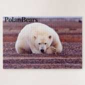 Resting Polar Beer Jigzaag Puzzle Legpuzzel (Horizontaal)