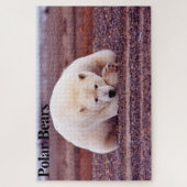 Resting Polar Beer Jigzaag Puzzle Legpuzzel (Verticaal)