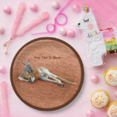 Resting Red Kangaroo Buck Papieren Bordje (Feest)