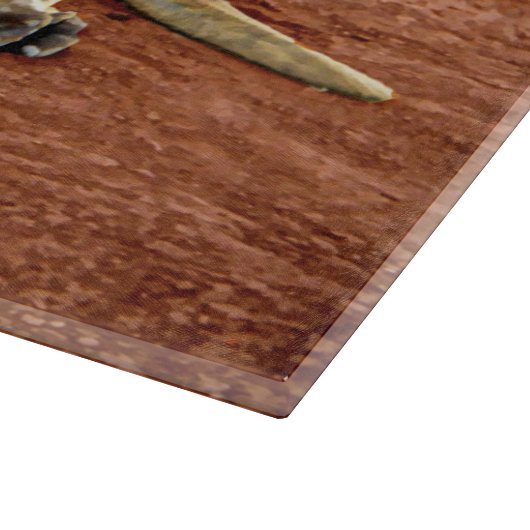 Resting Red Kangaroo Buck Snijplank (Hoek)