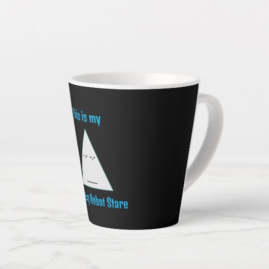 Resting Robot Stare- Latte Mok (Rechterhoek)