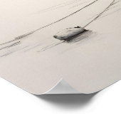 "Resting Rowboat" Print Poster (Hoek)