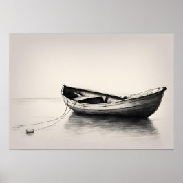 "Resting Rowboat" Print Poster