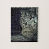 Resting Snow Leopard Legpuzzel (Verticaal)