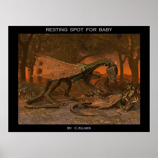 Resting Spot voor Baby Poster (Voorkant)