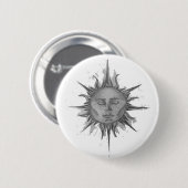 Resting Sun Ronde Button 5,7 Cm (Voorkant /achterkant)