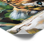 Resting Tiger Portrait Poster (Hoek)