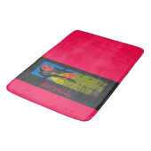 #resting Vibes, Fuchsia, Badmat (Gekanteld)