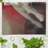 Resting Westie Theedoek (Gevouwen)