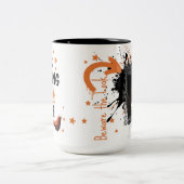 Resting Witch Face - Aangepaste foto Halloween Mok (Center)