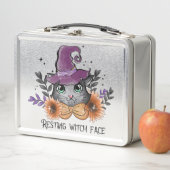 Resting Witch Face - Een kat met een heks Pet (In situ)