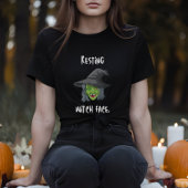 Resting Witch Face Grappig Halloween Quote T-shirt