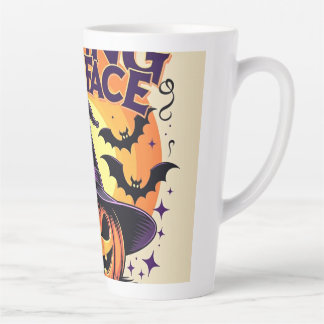 Resting Witch Face - Grappige Halloween pompoen Latte Mok