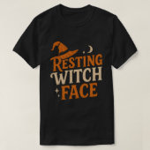 Resting Witch Face Halloween Shirt (Design voorkant)