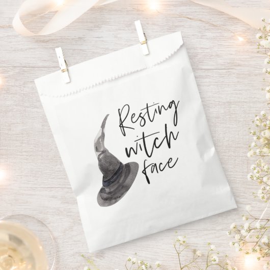 Resting Witch Face | Happy Halloween | Fun Quote | Bedankzakje (Geknipt)