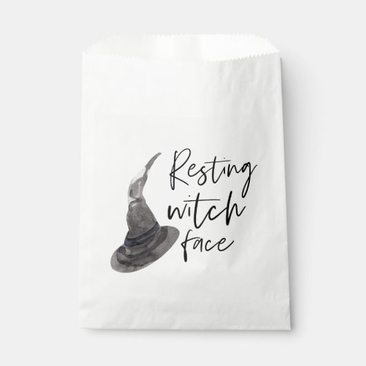 Resting Witch Face | Happy Halloween | Fun Quote | Bedankzakje (Voorkant)