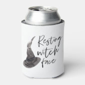 Resting Witch Face | Happy Halloween | Fun Quote | Blikjeskoeler (Blikje Voorkant)