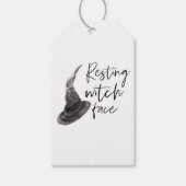Resting Witch Face | Happy Halloween | Fun Quote | Cadeaulabel (Voorkant)