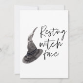 Resting Witch Face | Happy Halloween | Fun Quote | Feestdagenkaart (Voorkant)