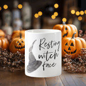 Resting Witch Face | Happy Halloween | Fun Quote | Koffiemok