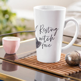 Resting Witch Face | Happy Halloween | Fun Quote | Latte Mok