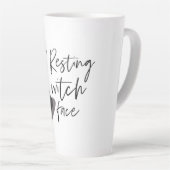 Resting Witch Face | Happy Halloween | Fun Quote | Latte Mok (Rechterhoek)