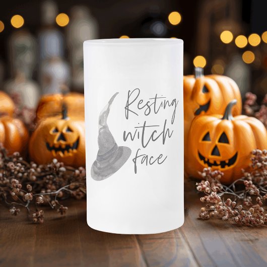 Resting Witch Face | Happy Halloween | Fun Quote | Matglas Bierpul