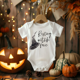 Resting Witch Face | Happy Halloween | Fun Quote | Romper