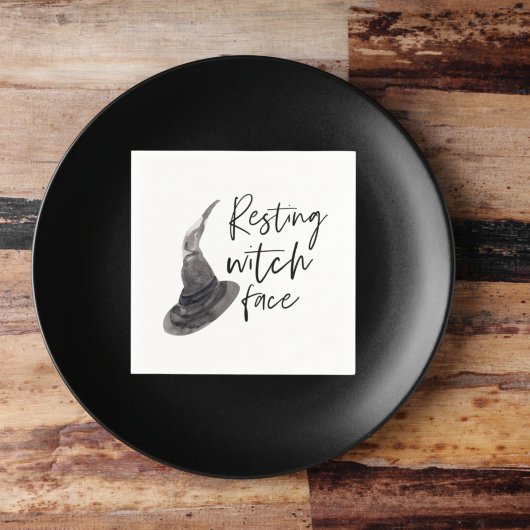 Resting Witch Face | Happy Halloween | Fun Quote | Servet