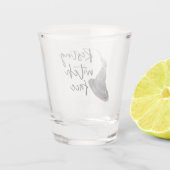 Resting Witch Face | Happy Halloween | Fun Quote | Shot Glas (Achterkant)