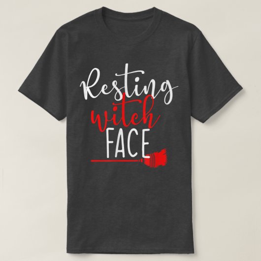 Resting Witch Face T-shirt (Design voorkant)