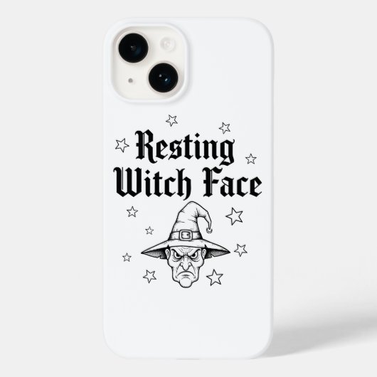 Resting Witch Face Telefoonhoesje - Gothic Hallowe Case-Mate iPhone Case (Achterkant)