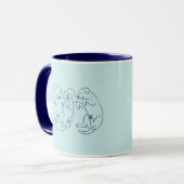 Resting with my dog mug self-care ice blue dogs mok (Voorkant links)