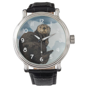 Resting Zee Otter Horloge